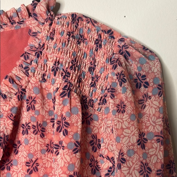 Talbots Pink and Purple Floral Blouse - Picture 11 of 14